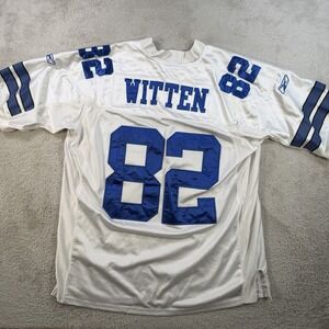 Dallas Cowboys Jason Witten Jersey Mens XL 54 White NFL #82 Reebok On Field